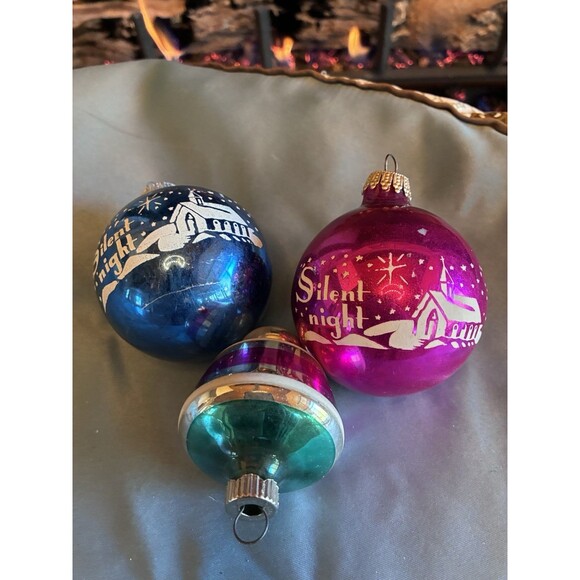 1930s Vintage Shiny Bright Ornaments Collectible Christmas Holiday - Picture 1 of 10